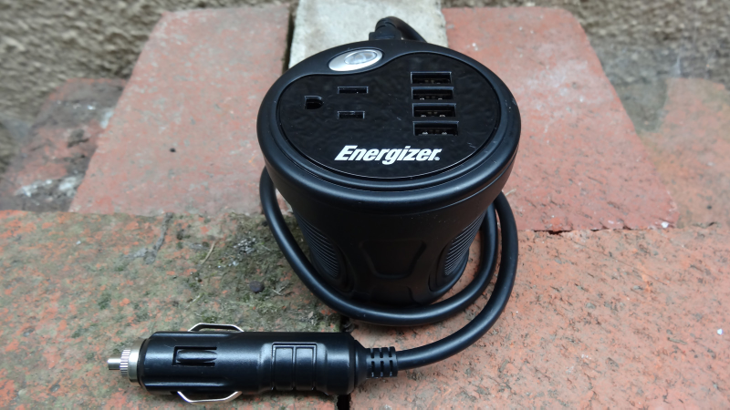 Illustration for article titled Energizer 180W Cup Inverter: Juice Your Gadgets on the Go